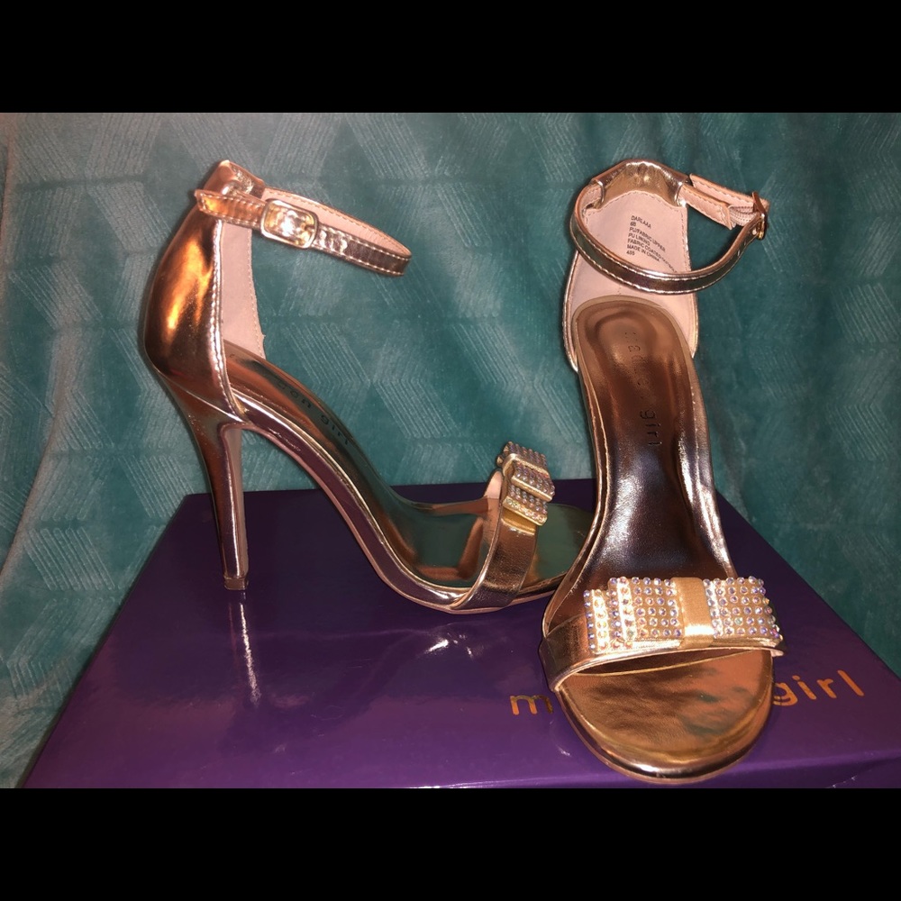 Gold heels